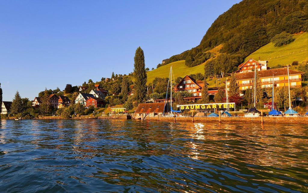 Gastehaus Baumgarten Hotel Kehrsiten ภายนอก รูปภาพ